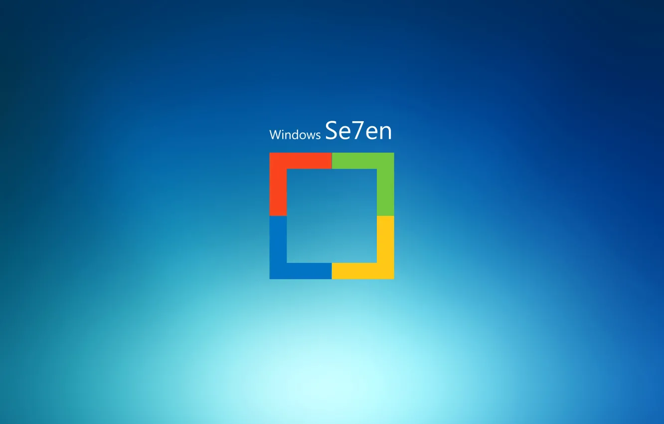 Фото обои компьютер, краски, Windows 7, операционная система