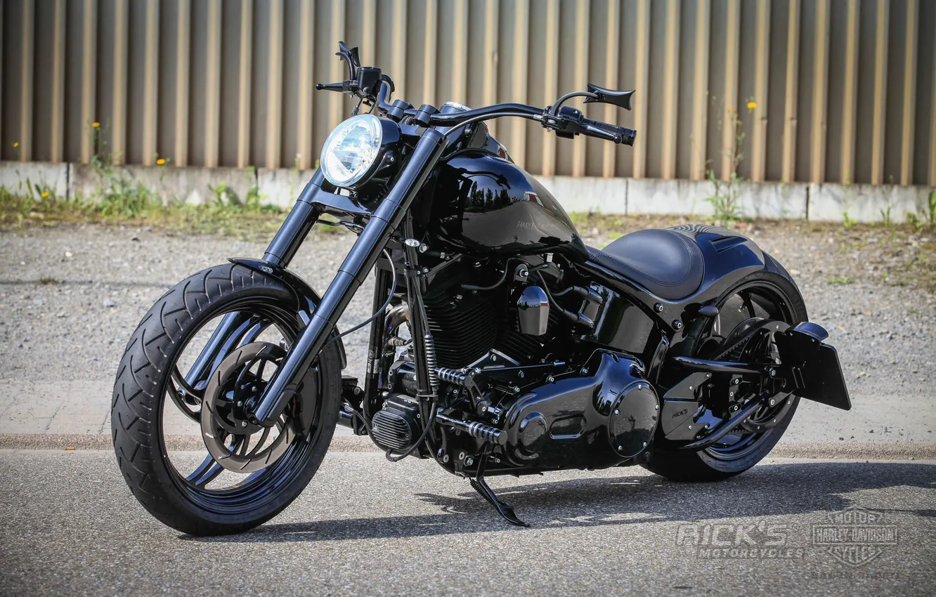 Фото обои мотоцикл, байк, harley davidson