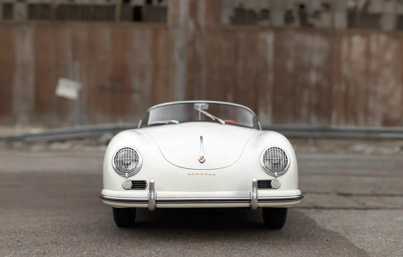 Фото обои Porsche, front, 1956, 356, Porsche 356A 1600 Speedster