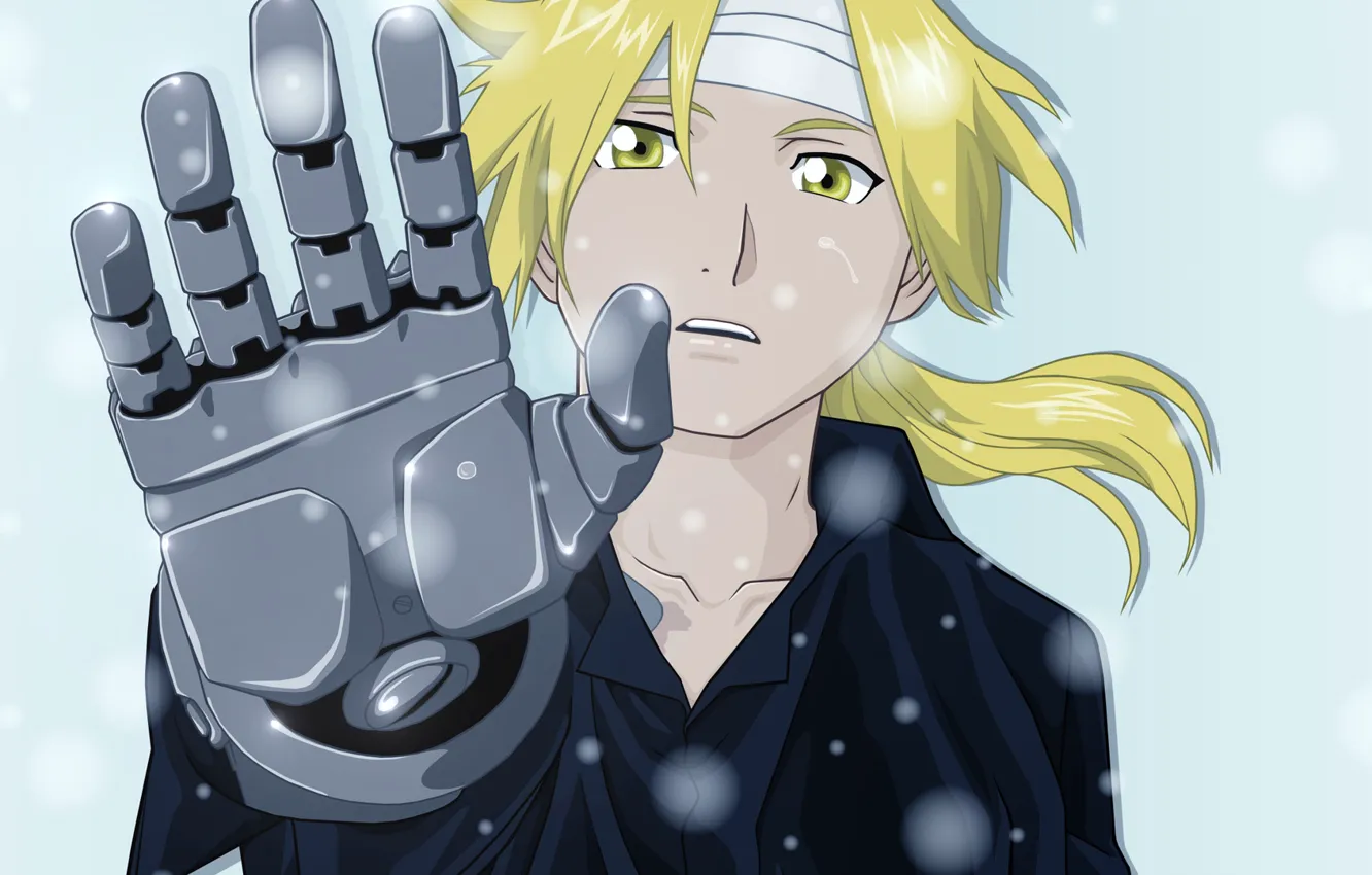 Фото обои Арт, Art, Стальной Алхимик, Fullmetal Alchemist, Edward Elric, Эдвард Элрик