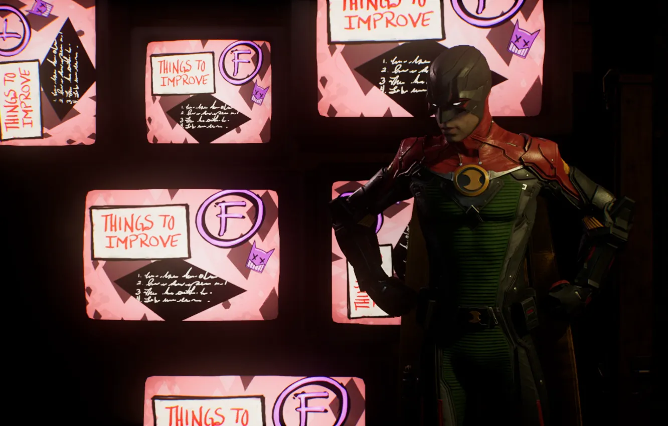 Фото обои Robin, Gotham, GothamKnights