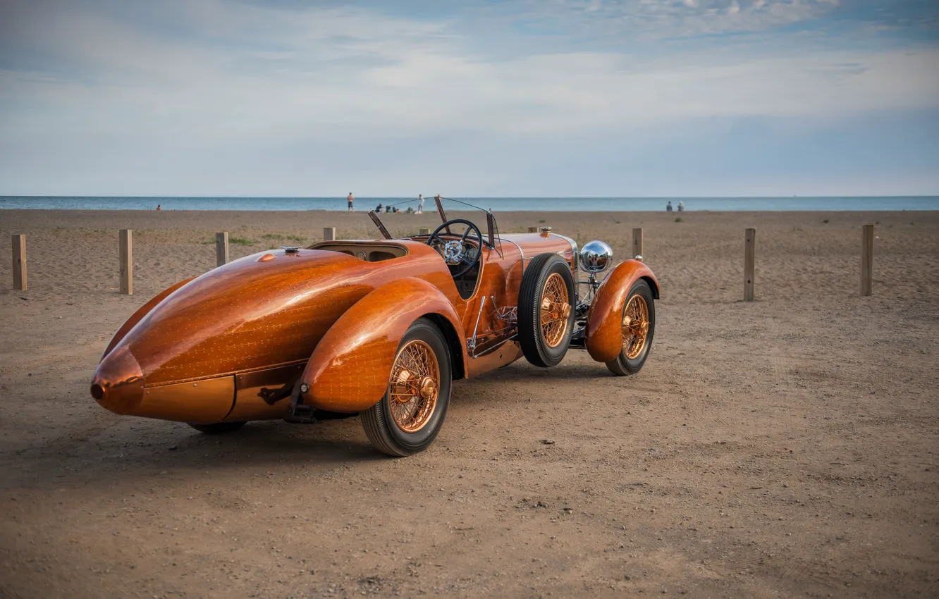 Фото обои Ретро, Hispano-Suiza, 1924, Hispano-Suiza H6C Tulipwood Torpedo