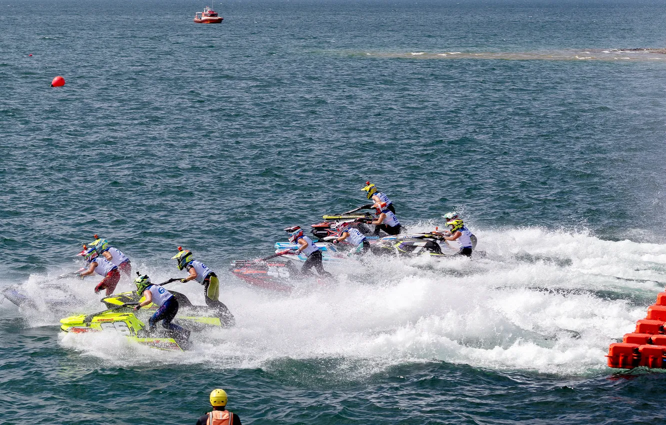 Фото обои скорость, лодки, гонки