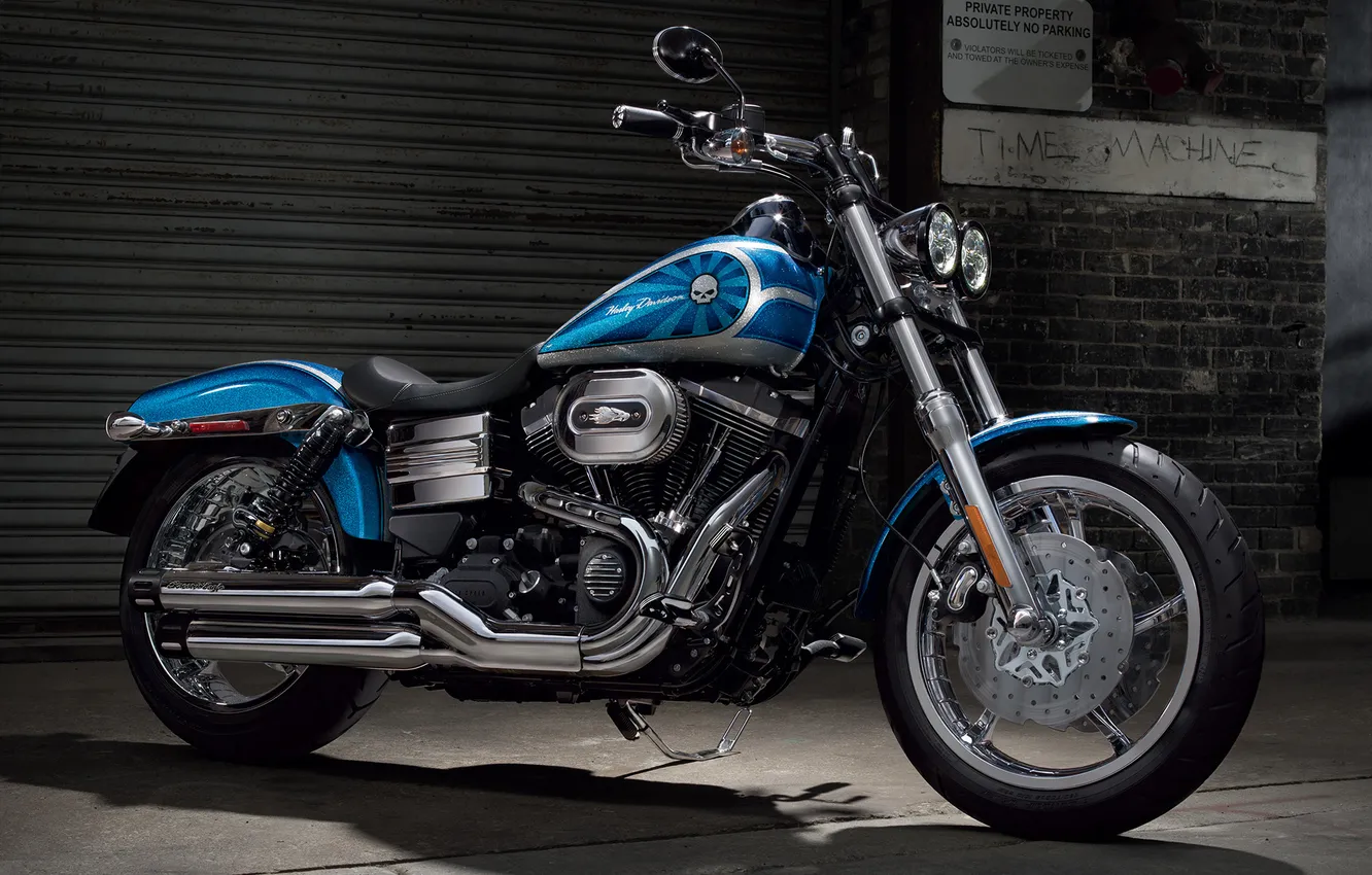 Фото обои мотоцикл, байк, harley davidson