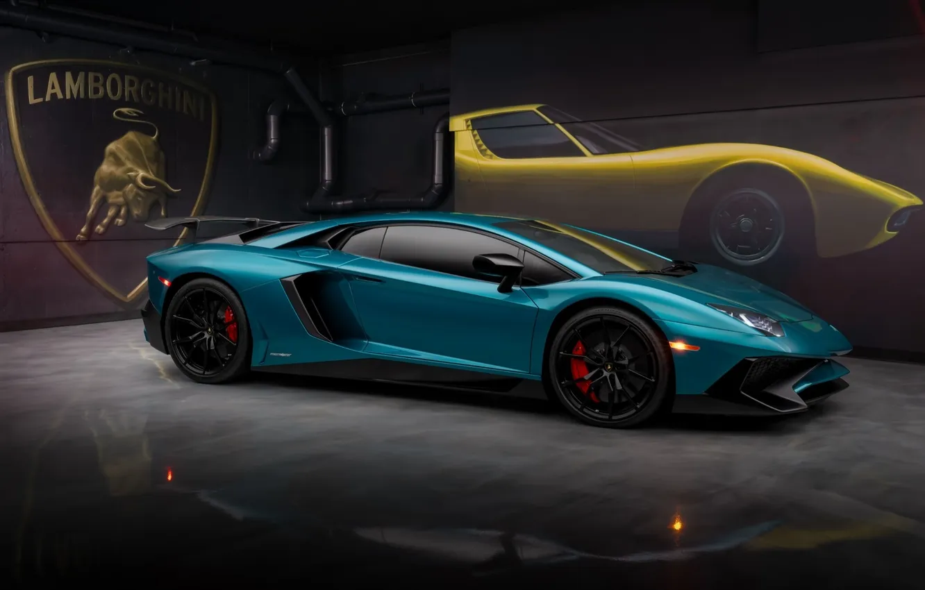 Фото обои Lamborghini, Lamborghini Aventador, Lamborghini Aventador SV, italian cars