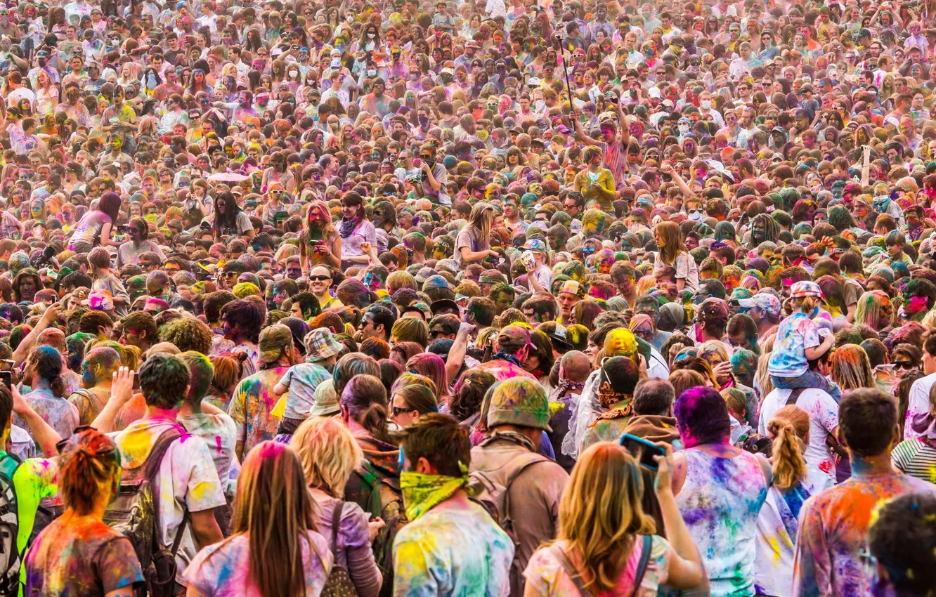 Фото обои Festival of Colors, Spanish Fork