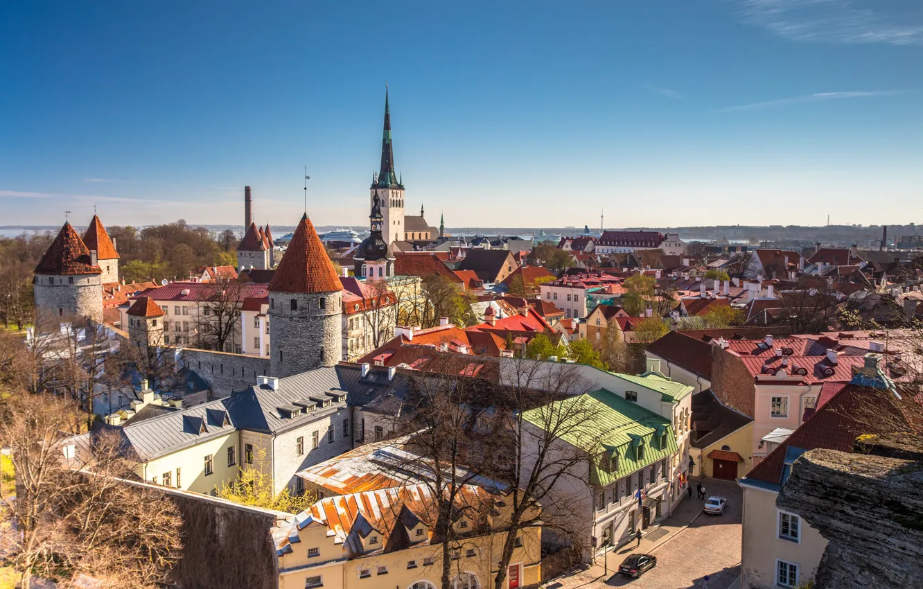 Фото обои Эстония, Таллин, Tallinn, Estonia