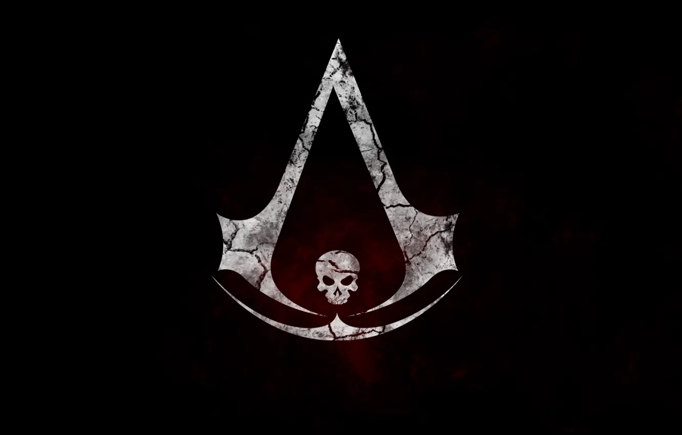 Фото обои череп, флаг, символ, ассасин, Assassin's Creed IV: Black Flag