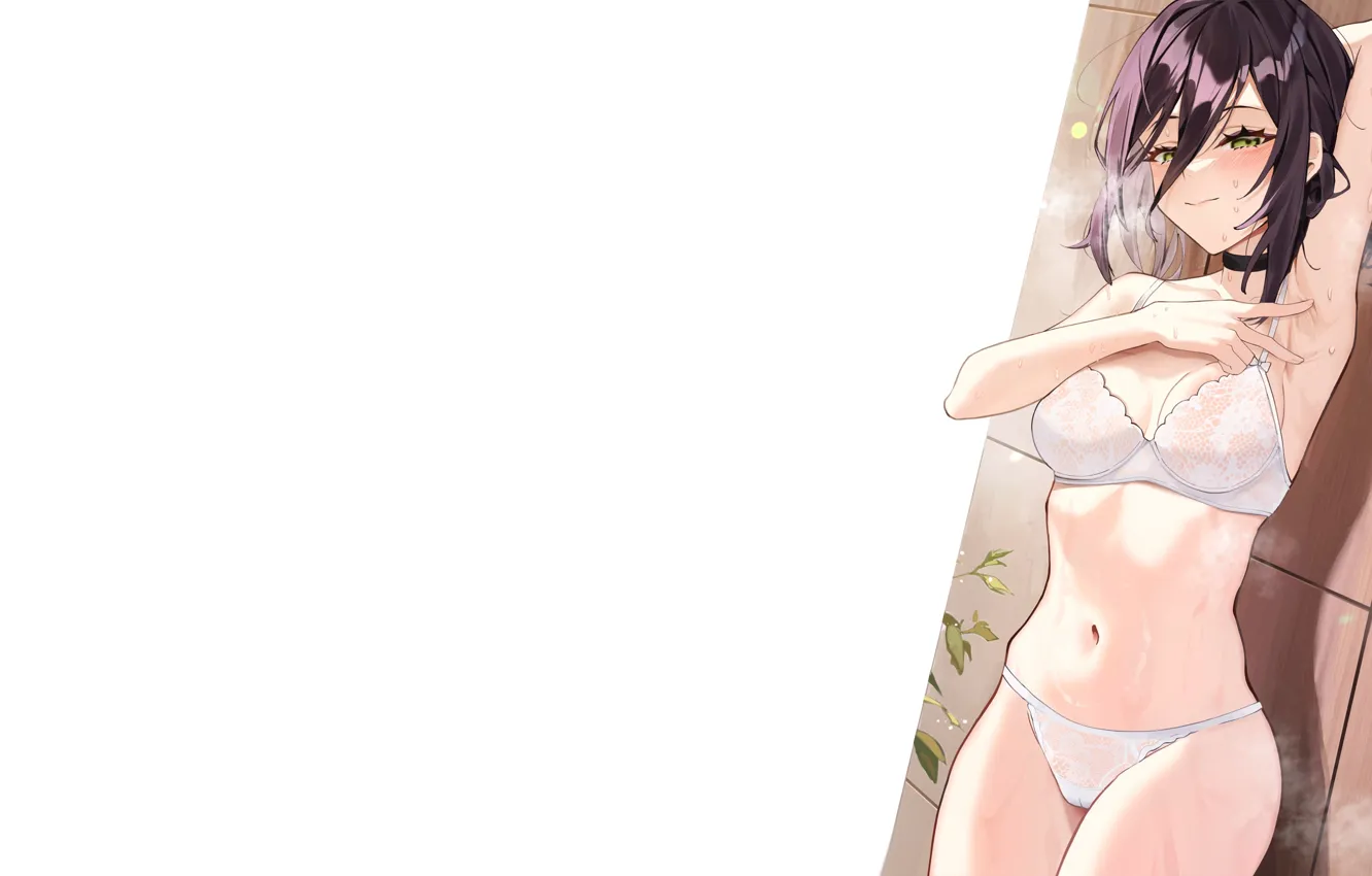 Фото обои girl, hot, sexy, bra, panties, anime, babe, underwear