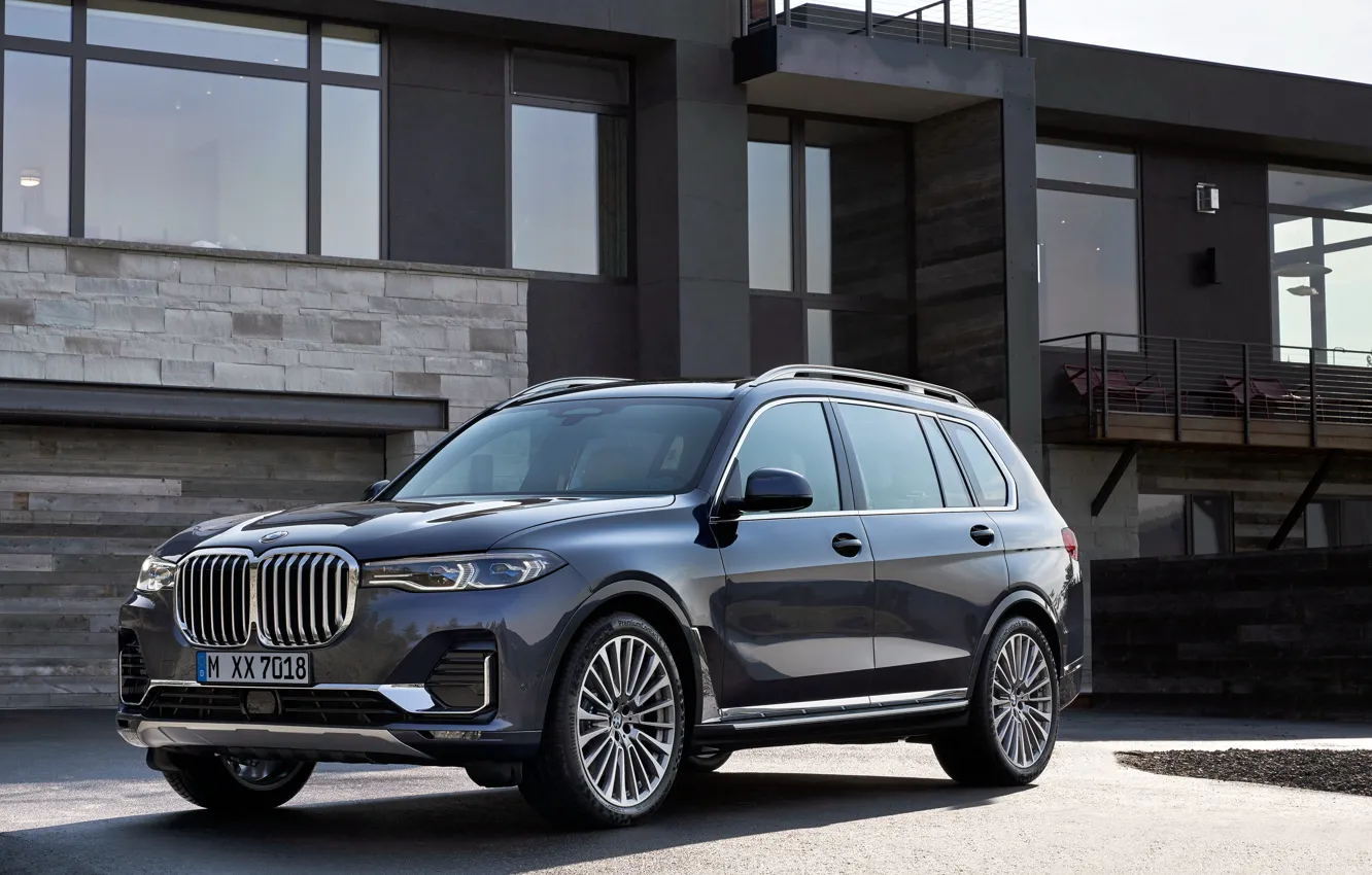 Фото обои BMW, Джип, 2018, BMW X7