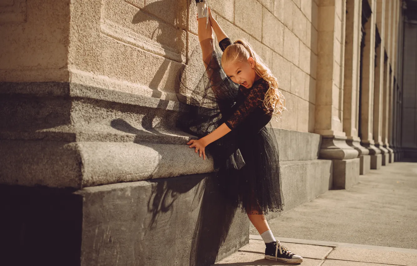 Фото обои балерина, фотосессия, балет, уличные танцы, Ирина Власова