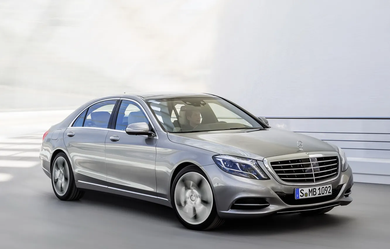 Фото обои Mercedes-Benz, автомобиль, седан, красивый, Hybrid, S 400