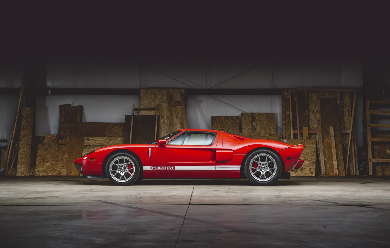 Фото обои Ford, 2006, Ford GT, profile, GT