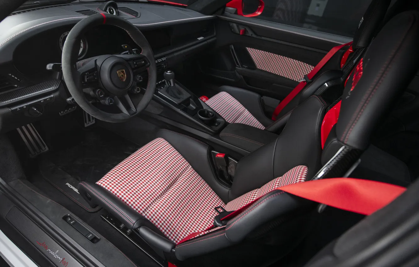Фото обои интерьер, Porsche, кресла, суперкар, supercar, Canada, салон автомобиля, единственный экземпляр