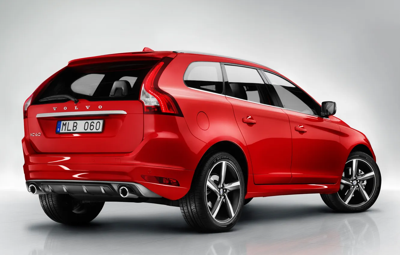 Фото обои car, авто, Volvo, red, wallpapers, R-design, XC60