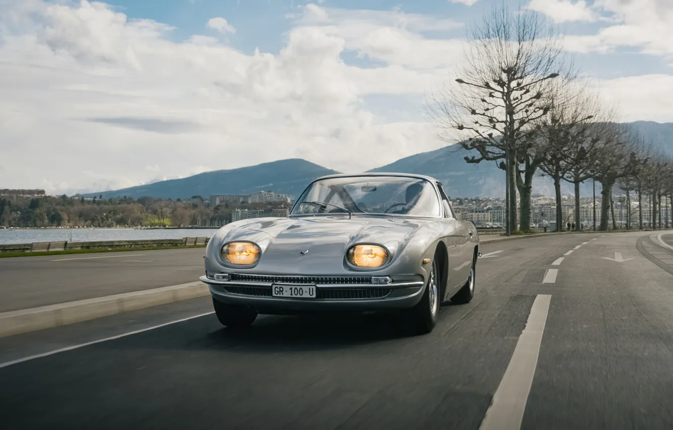 Фото обои Lamborghini, 350 GT, 1964, Lamborghini 350 GT