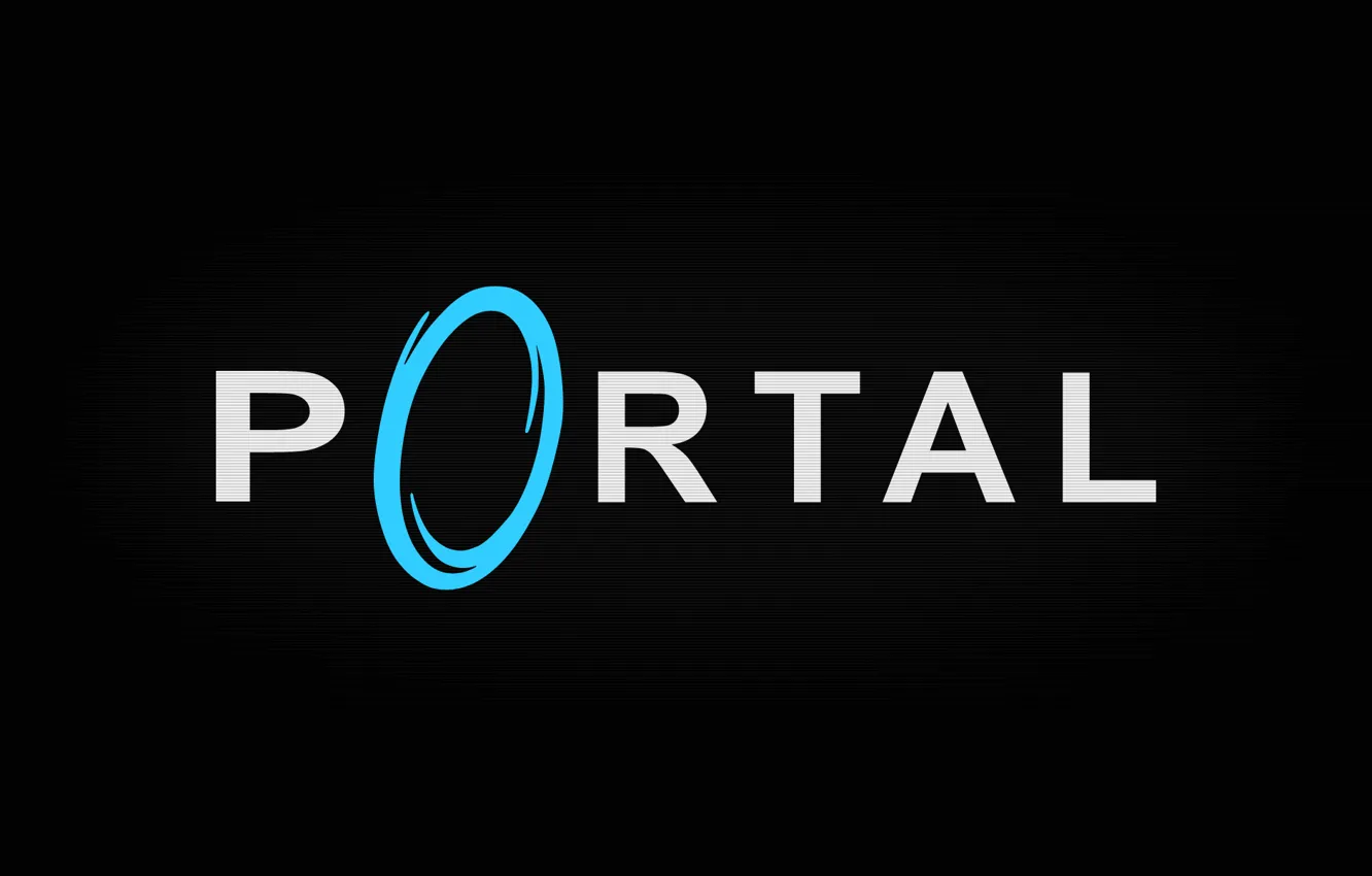 Фото обои portal, black, background