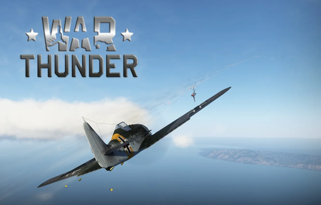 Фото обои авиация, самолеты, воздушный бой, War Thunder