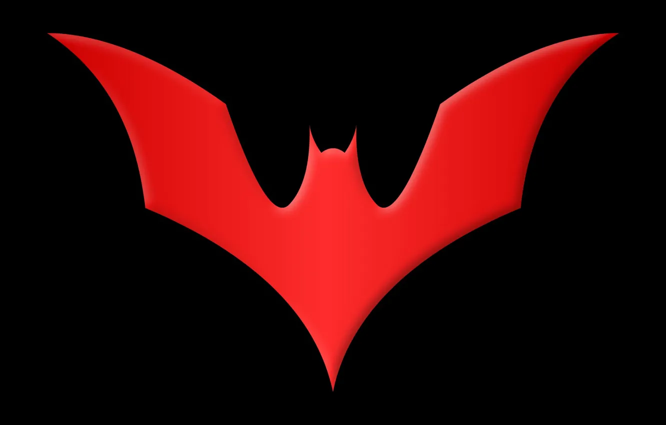 Фото обои logo, symbol, comics, Batman Beyond