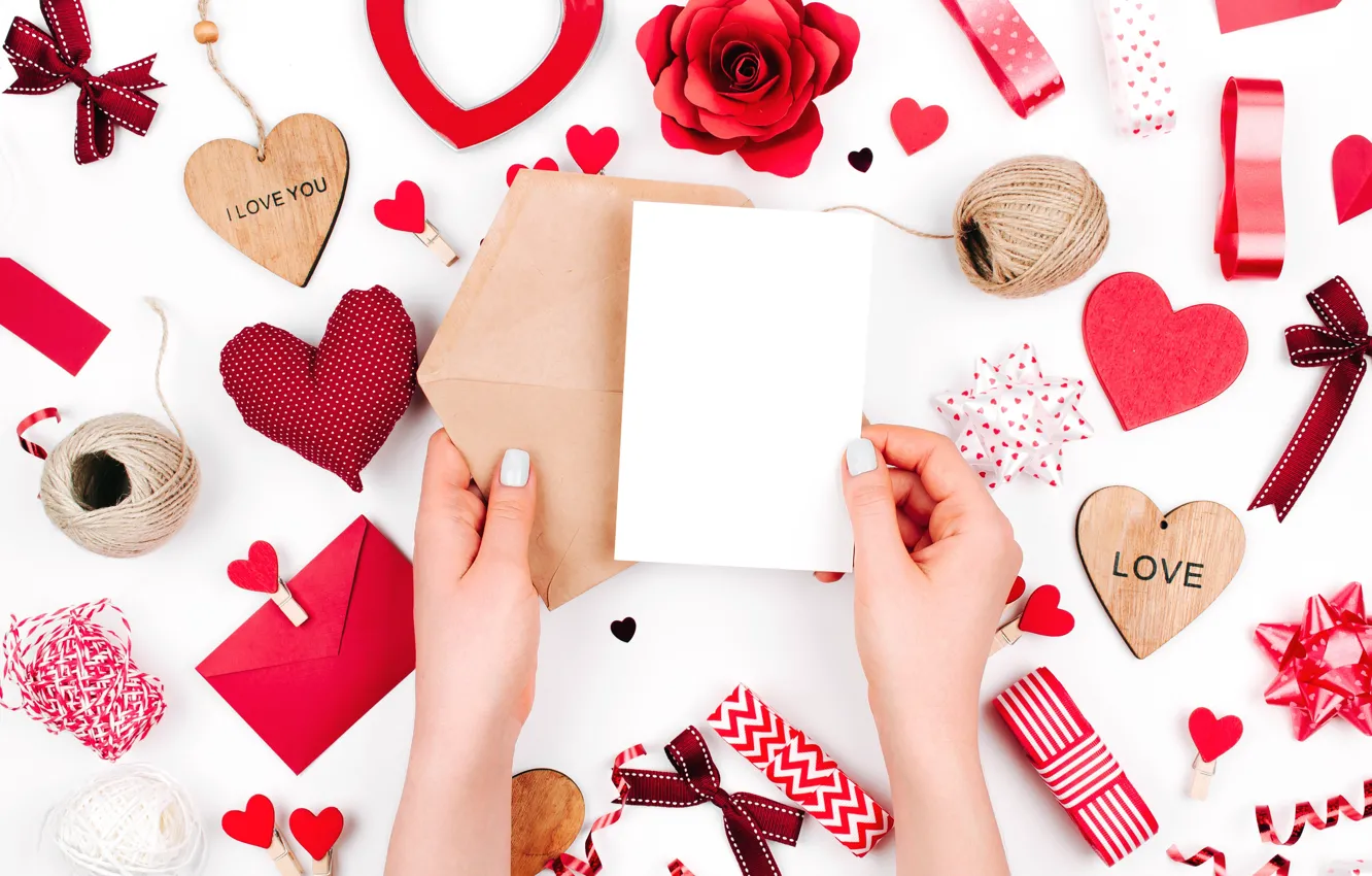 Фото обои любовь, романтика, сердечки, red, love, romantic, hearts, Valentine's Day