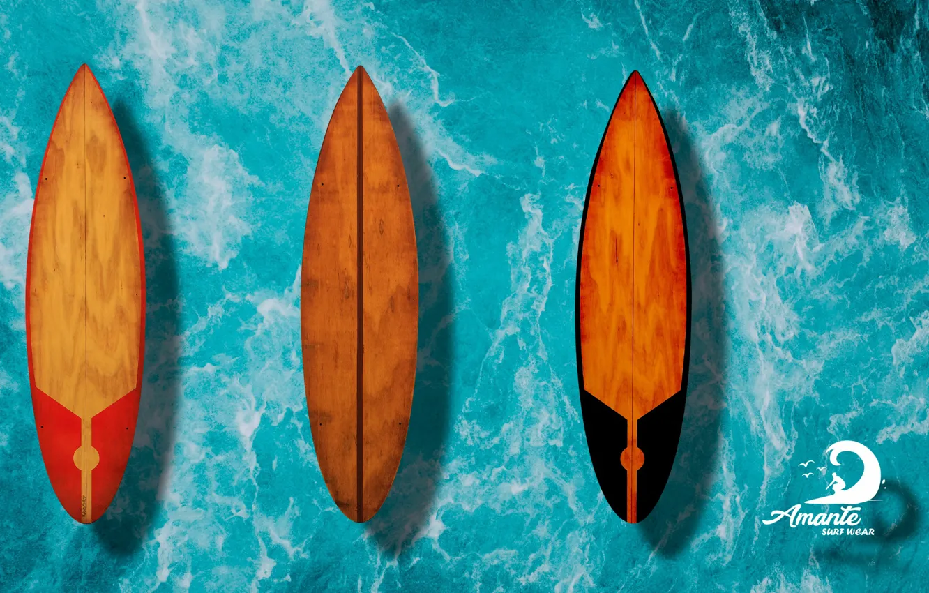 Фото обои Logo, Surf, Board