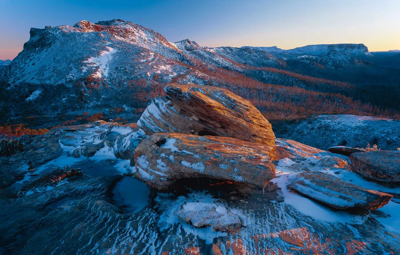 Фото обои горы, скалы, Австралия, Тасмания, Крейдл-Маунтин—Лейк-Сент-Клэр