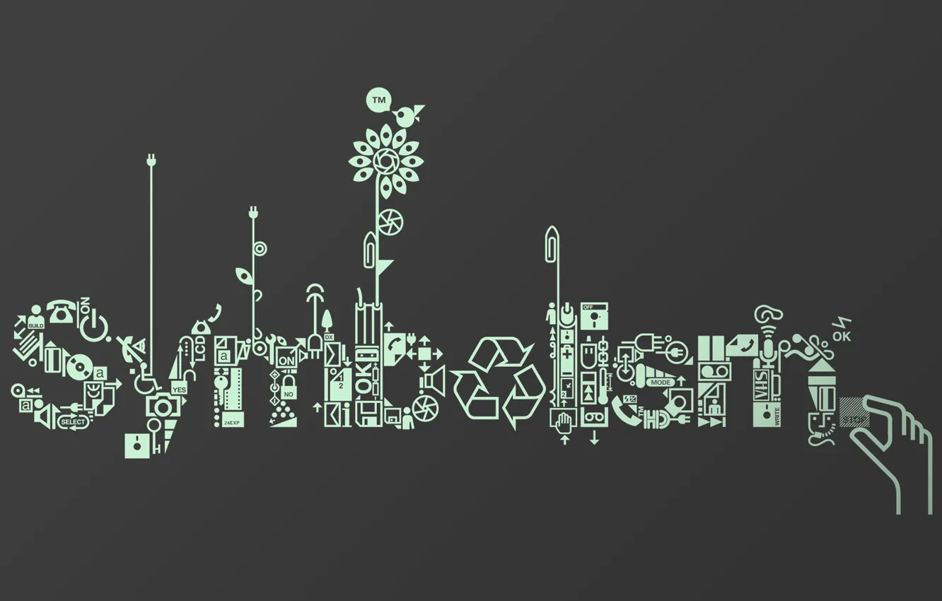 Фото обои дизайн, графика, логотип, типографика, символизм