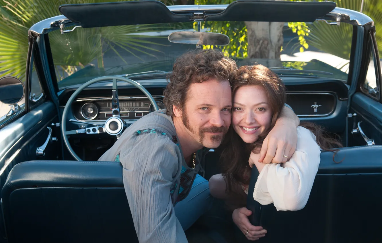 Фото обои кадр, автомобиль, Amanda Seyfried, Аманда Сайфред, Lovelace, Питер Сарсгаард, Peter Sarsgaard, Лавлэйс