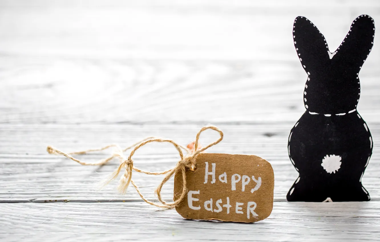 Фото обои Пасха, happy, spring, Easter, bunny, decoration, pastel