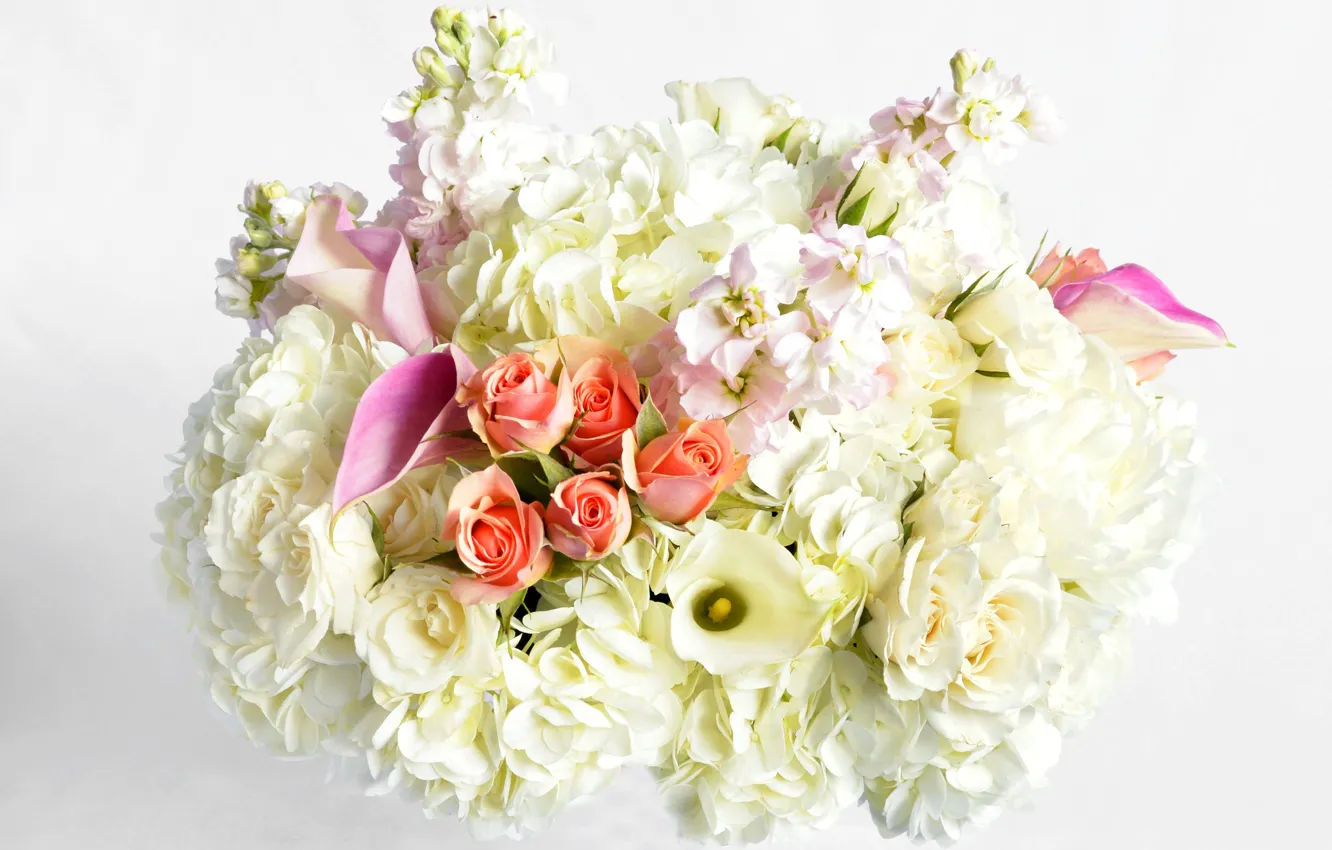 Фото обои цветы, розы, букет, rose, flowers, bouquet