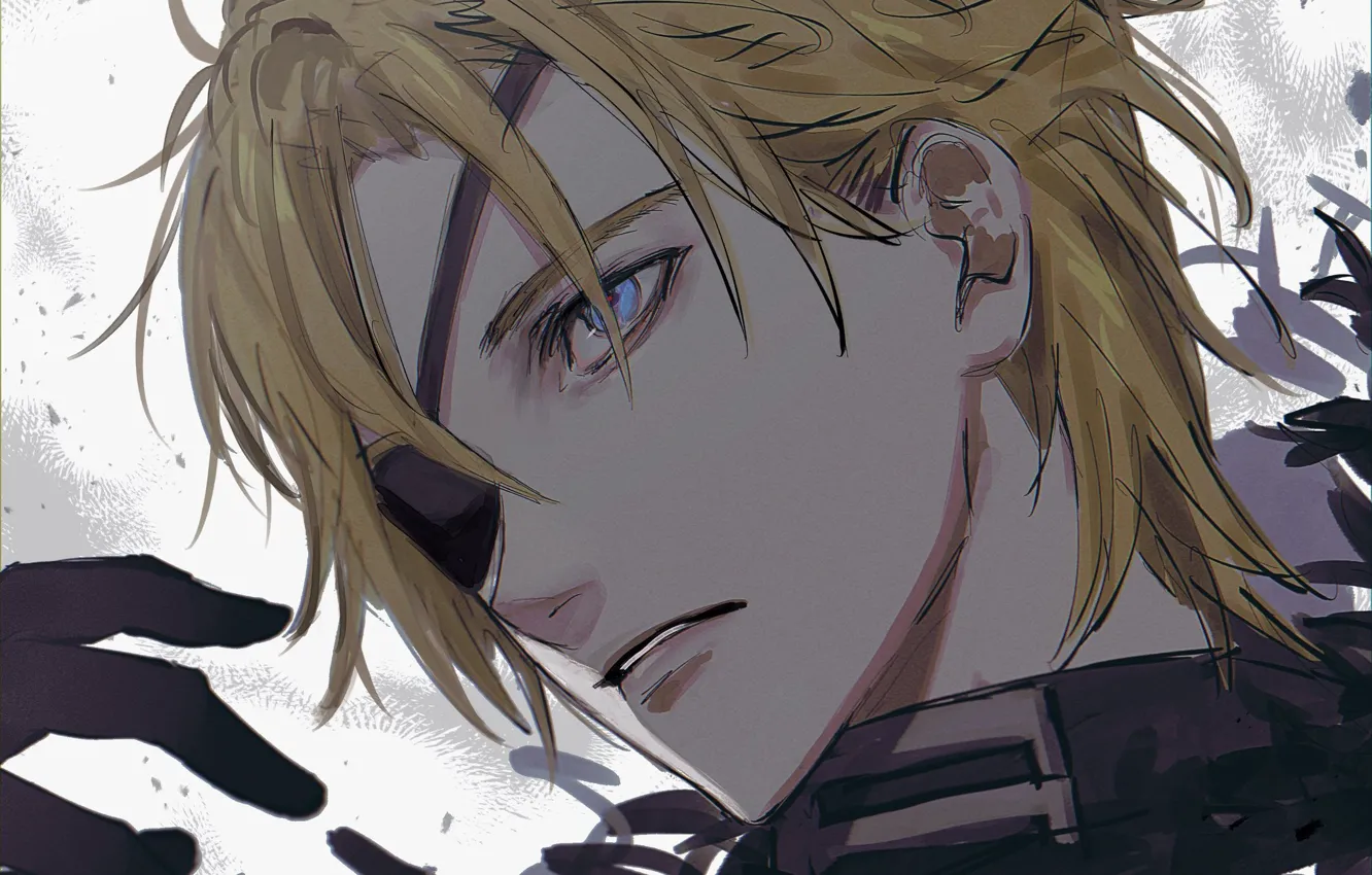 Фото обои Fire Emblem: Three Houses, Dimitri Alexandre Blaiddyd, by mr, мужчина, повязка, Nintendo, Fire Emblem