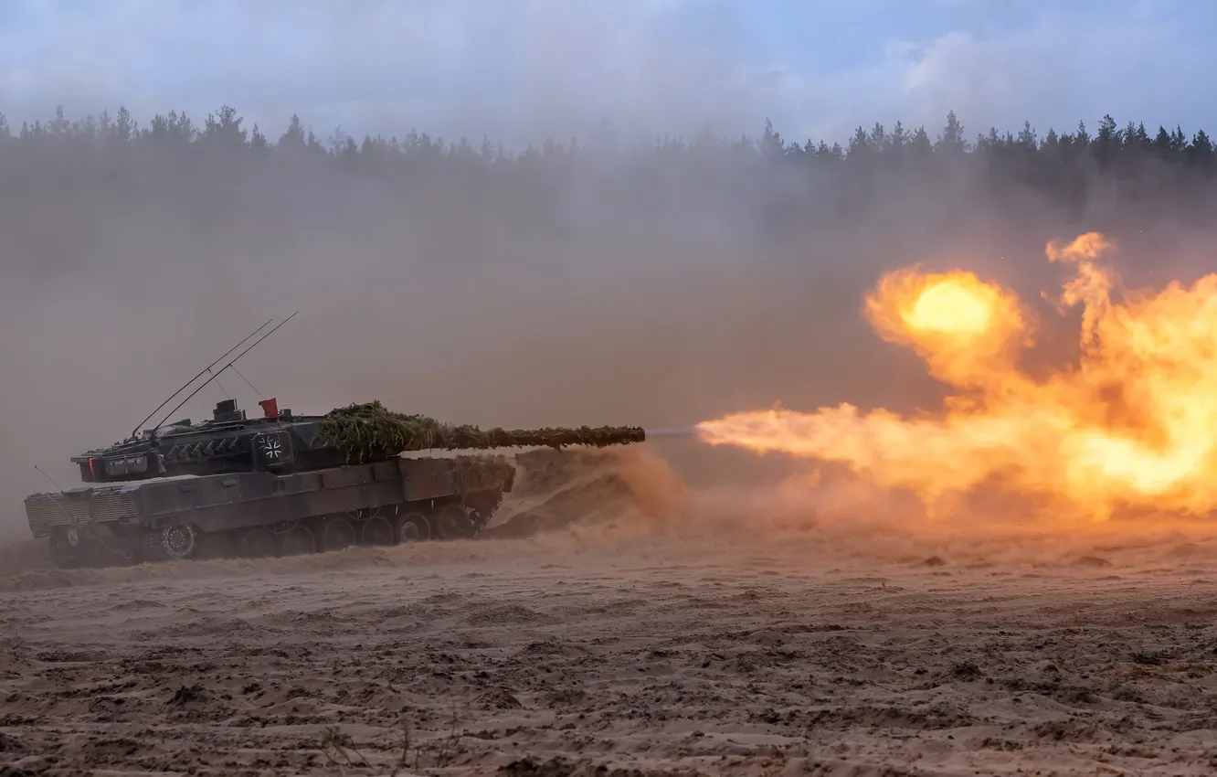 Фото обои оружие, танк, Leopard 2A7V
