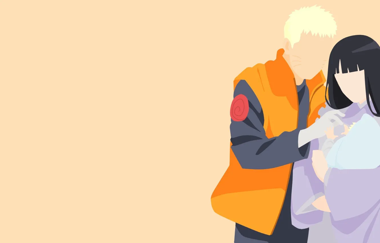 Фото обои love, game, Naruto, anime, home, baby, ninja, asian