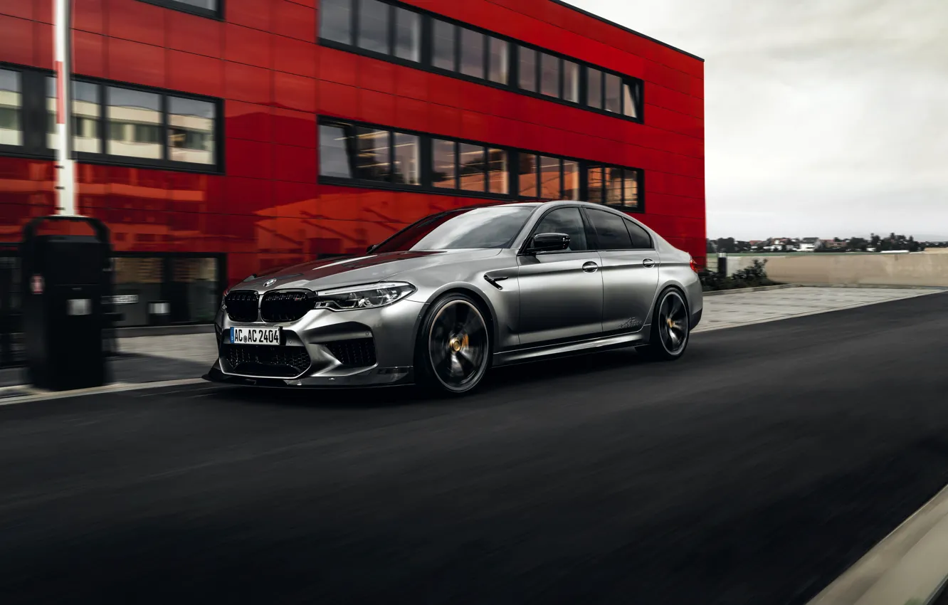 Фото обои BMW, седан, фасад, AC Schnitzer, четырёхдверный, M5, F90, 2019