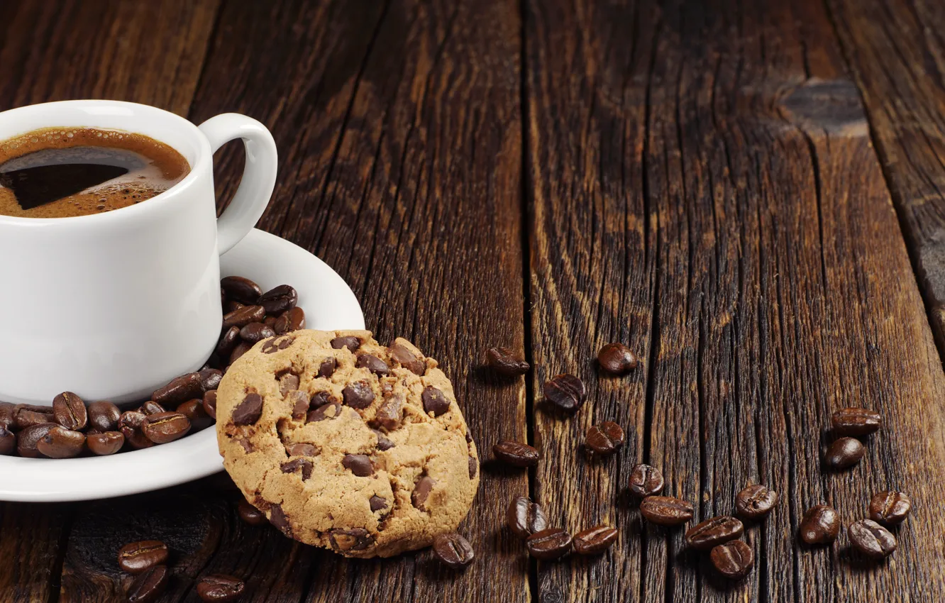 Фото обои chocolate, coffee, cookie