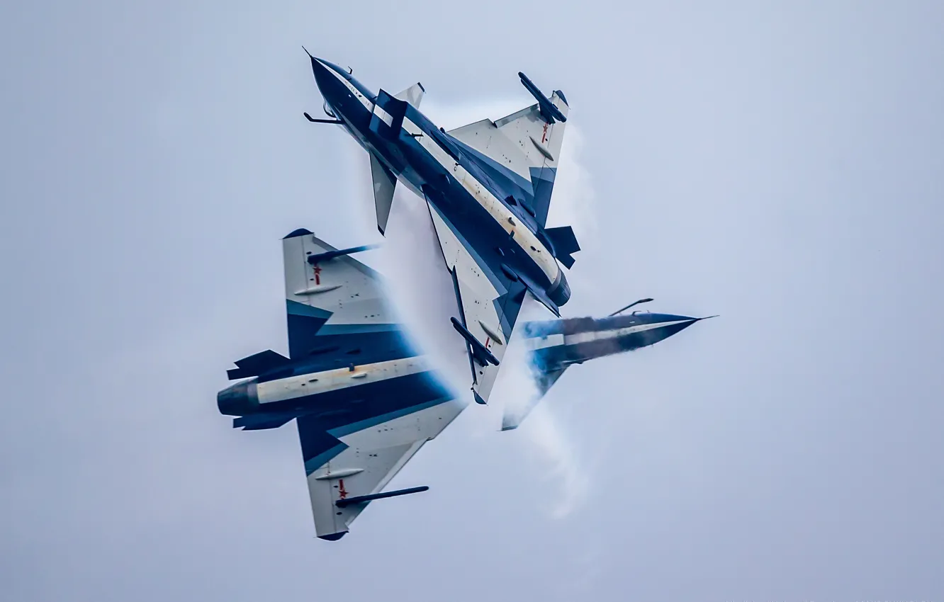 Фото обои Истребитель, Многоцелевой, Чэнду, J-10, Китайский, Владислав Перминов, Всепогодный