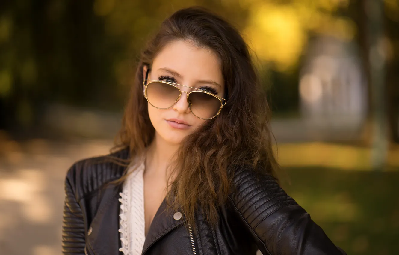 Фото обои лицо, волосы, очки, милашка, Nicole, Martin Ecker, Mr. Ecker