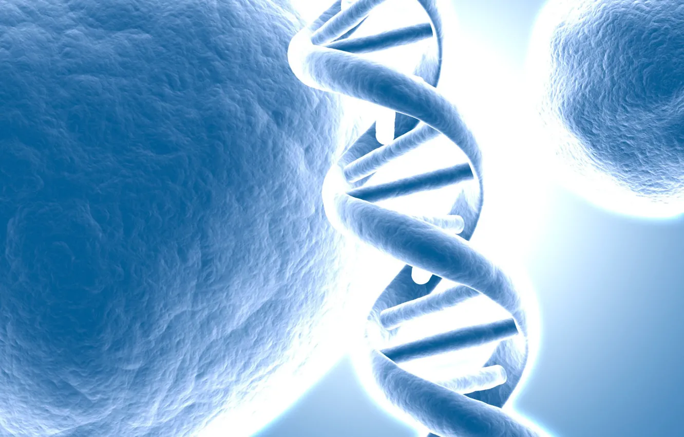 Фото обои спираль, 3-d, ДНК