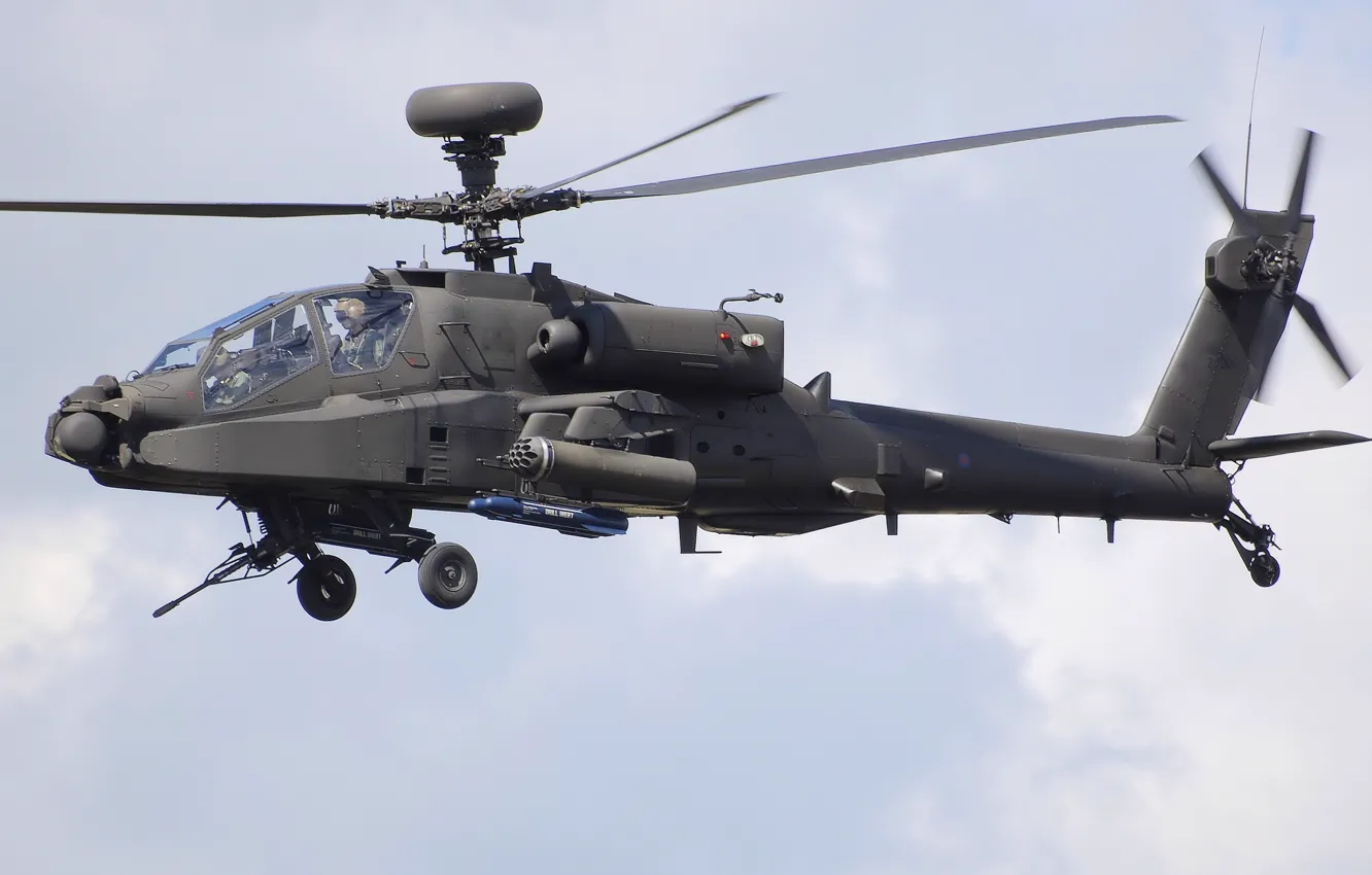 Фото обои Вертолет, США, Apache, Ударный, AH-64 «Апач»