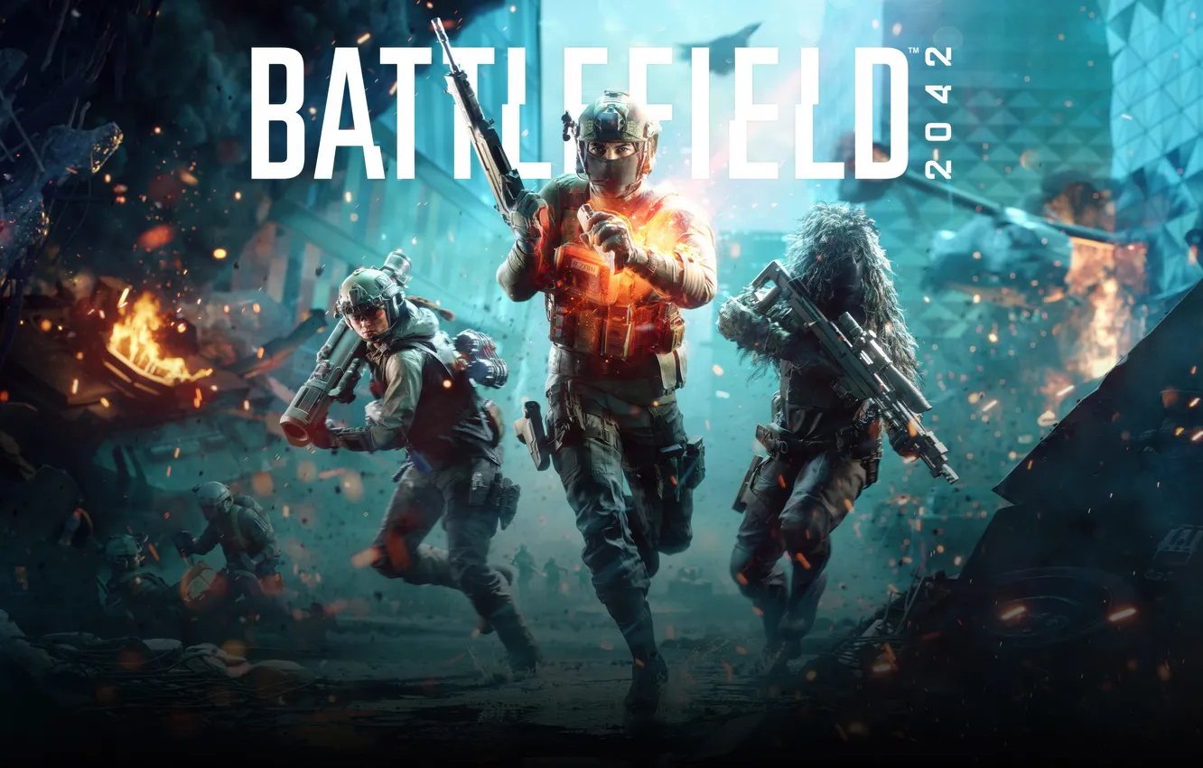 Фото обои Games, Video Game, Key Art, Battlefield 2042