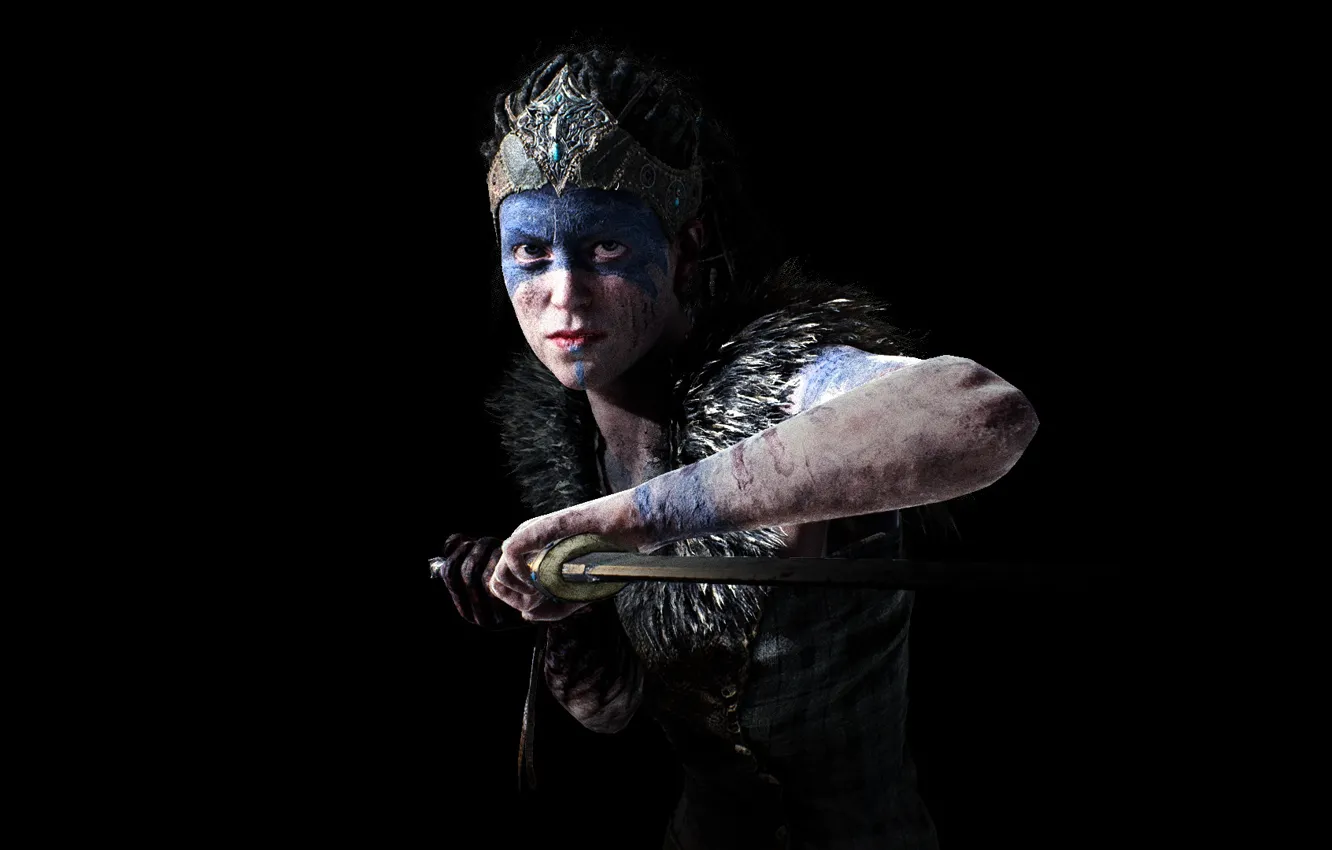 Фото обои игра, Game, action, adventure, Hellblade, Senua, Hellblade Senuas Sacrifice, Senuas Sacrifice