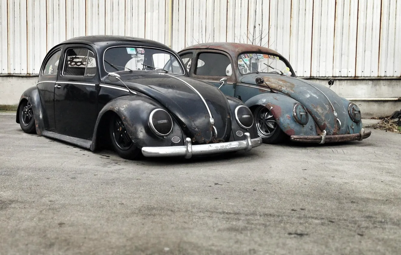 Фото обои Volkswagen, Beetle, ratlook