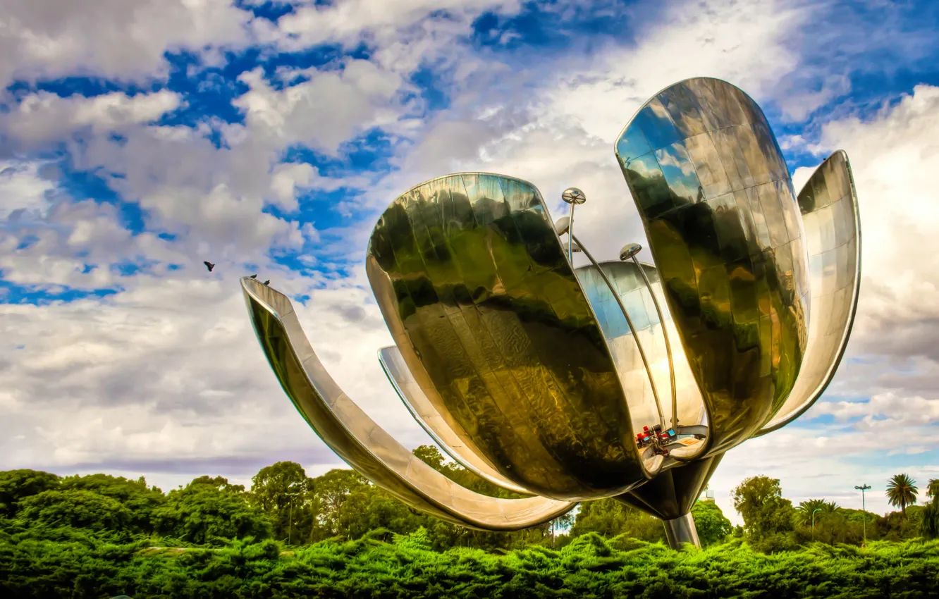 Фото обои Art, Argentina, Floralis Generica