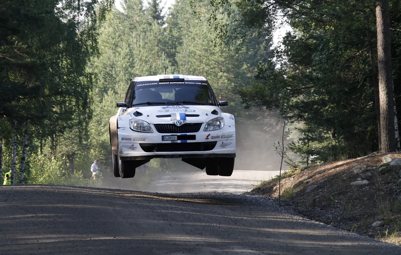 Фото обои Rally, Skoda, Шкода, WRC2