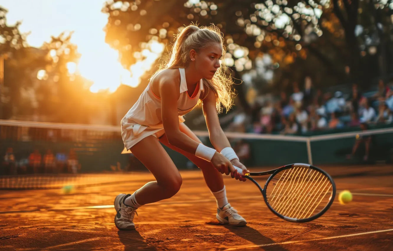 Фото обои girl, tennis, player, sports
