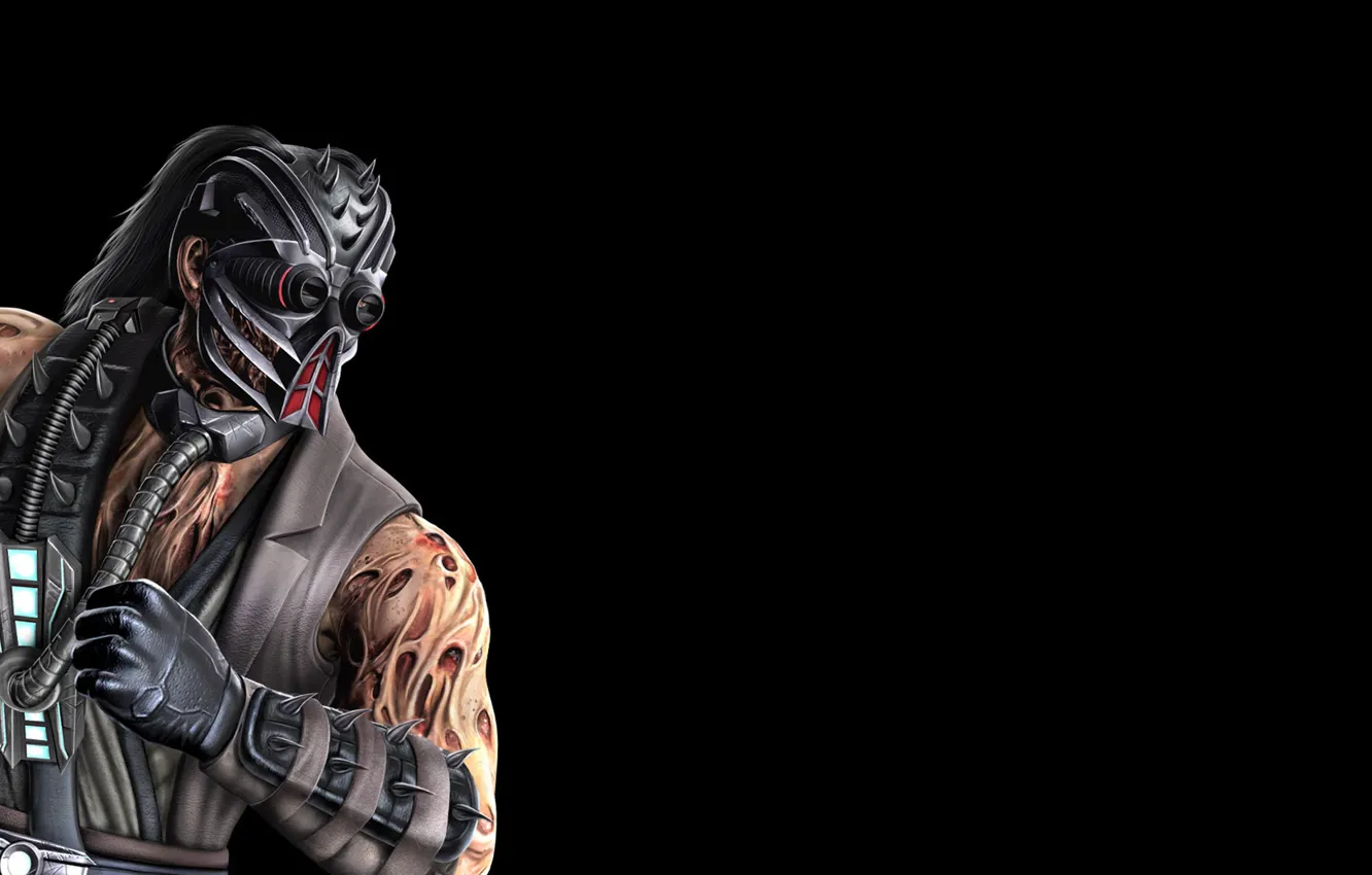 Фото обои маска, боец, смертельная битва, mortal kombat, Кабал
