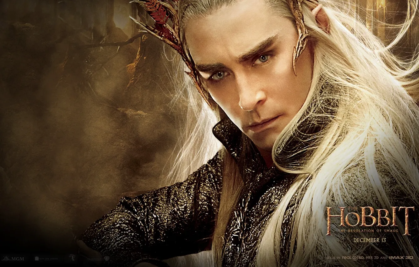 Фото обои эльф, ли пейс, пустошь смауга, lee pace, hobbit: the desolation of smaug