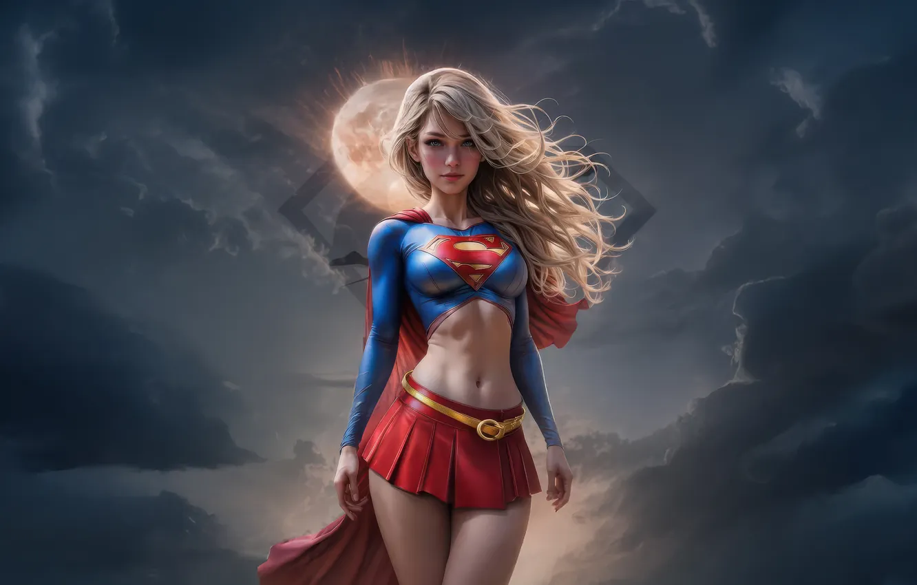 Фото обои power, supergirl, skybound