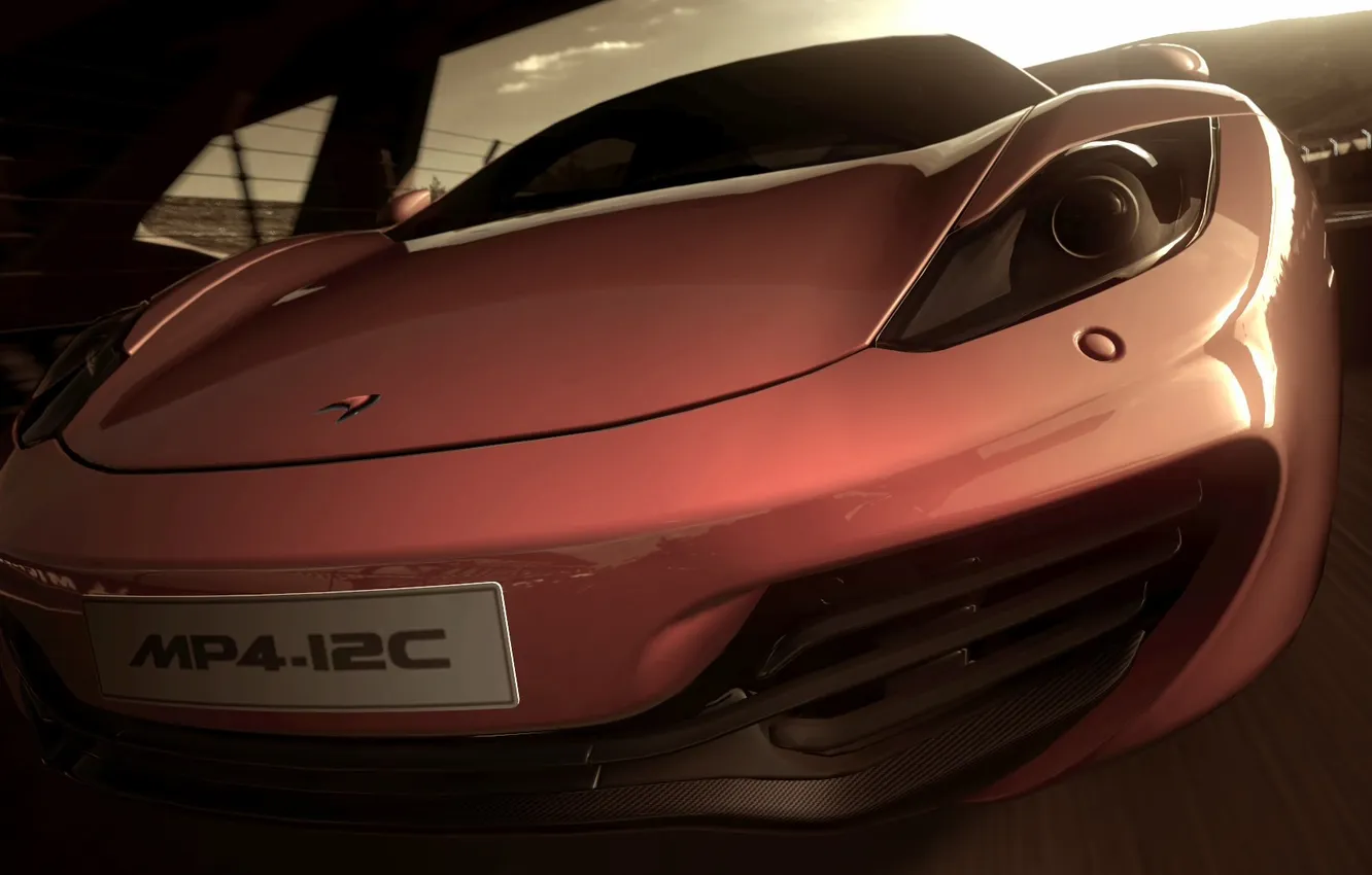 Фото обои перед, gran turismo 5, mclaren-mp4-12c