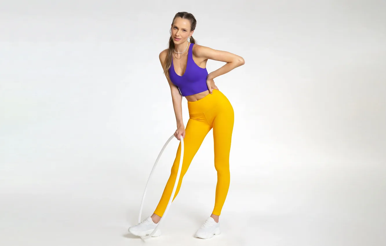 Фото обои gym, leggings, buttock, woman fitness, activewear, woman exercises, woman streching, woman workout